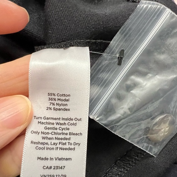 Talbots boat or funnel neck button back short sleeve top, dressy knit, small - Picture 9 of 10